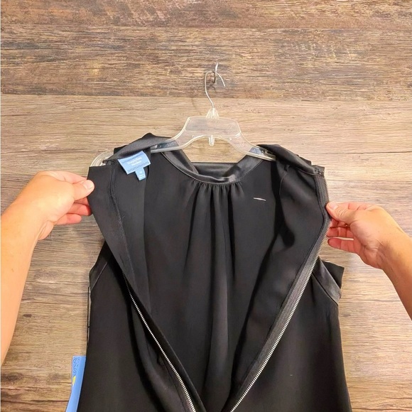 Simply Vera Vera Wang Black Zippered Mini Dress - Picture 6 of 13